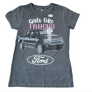 NWT Ford girls like trucks women's shirt.           T2